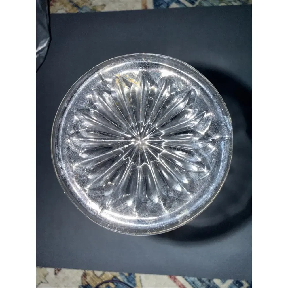Echt Bleikristall Hand-Cut Lead Crystal Footed Bud Vase 6.5